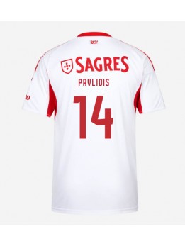 Benfica Vangelis Pavlidis #14 Rezervni Dres 2025-26 Kratak Rukavima Benfica Vangelis Pavlidis #14 Rezervni Dres 2025-26 Kratak Rukavima